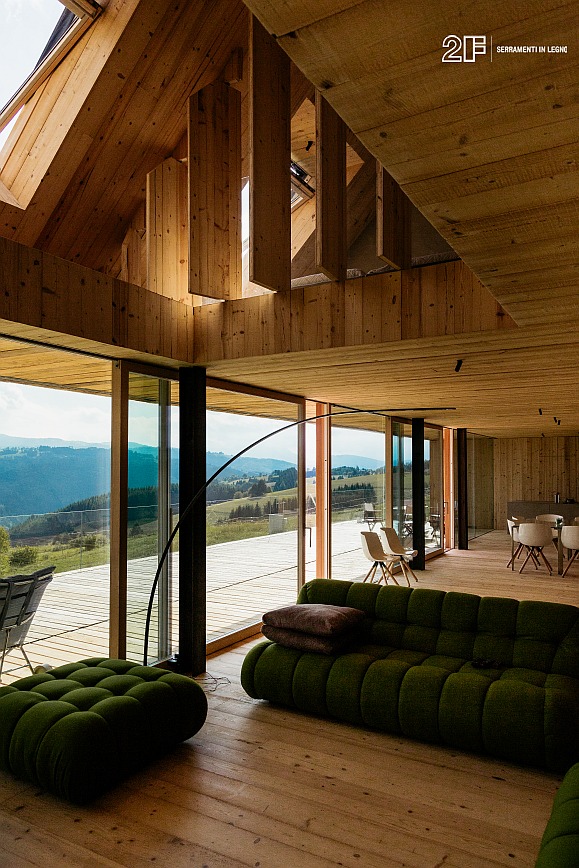 Serramenti in legno Clima 80 Linea Recta 3