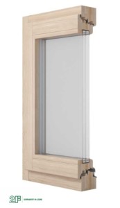 2F serramenti legno Euroclima 92 in una casa passiva