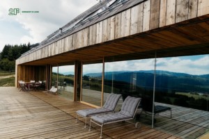 Serramenti-in-legno-Clima-80-Linea-Recta-Villa-privata-Altopiano-di-Asiago-Roana-Vicenza