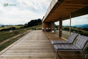 serramenti in legno per villa design moderno