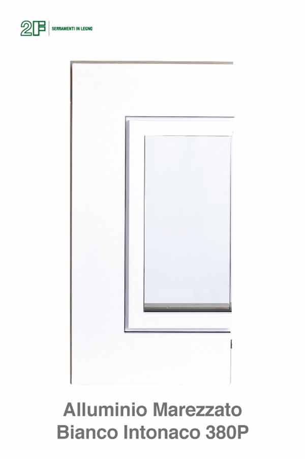 Alluminio Marezzato Bianco Intonaco 380P