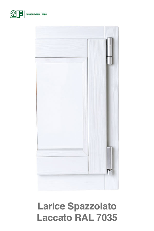Larice Spazzolato Laccato RAL 7035