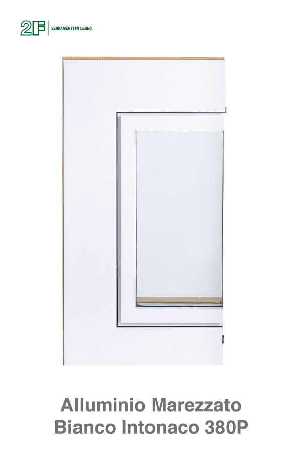 Alluminio Marezzato Bianco Intonaco 380P
