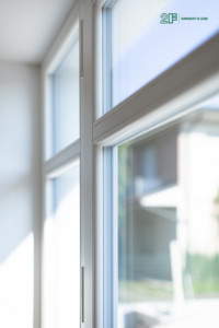 Villa liberty contemporanea - serramenti in legno laccato bianco - 16