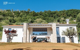 Serramenti legno-alluminio rasomuro 2F per una villa privata di Montecchio Maggiore (VI) - 10